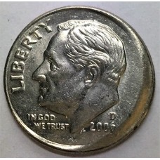 UNITED STATES OF AMERICA 2006D . ONE 1 DIME . ERROR . MIS-STRIKE